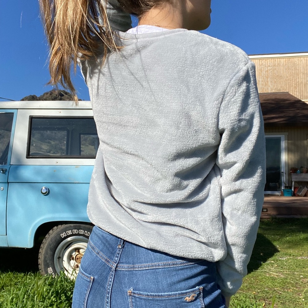 Women’s soft light blue sweater
